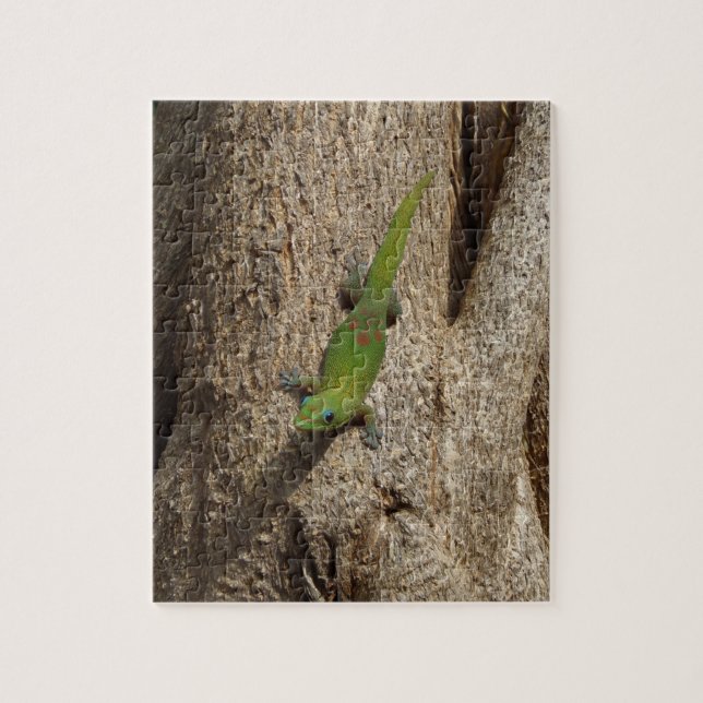 Gecko tropical quebra-cabeça do Havaí (Vertical)
