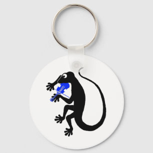 Gecko Violin Chaveiro
