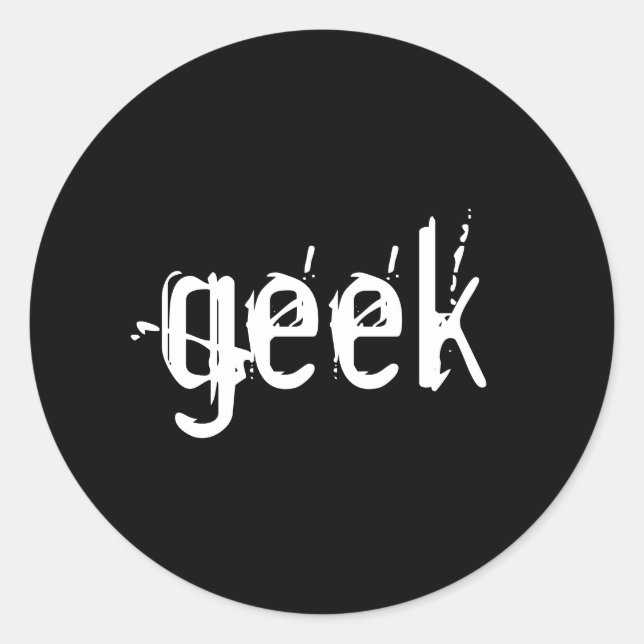 geek adesivo (Frente)