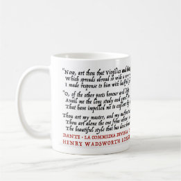 Geek Dante Longfellow do Lit - caneca