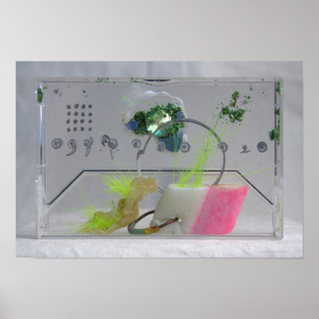 Geek Gem K7 1986 Poster de mídia mista (Frente)