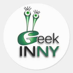 Geek na etiqueta pequena de NY