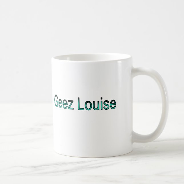 Geez caneca de Louise com título (Direita)