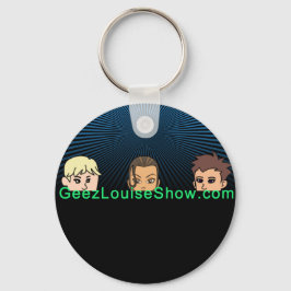 Geez Louise Group Dark Chaveiro
