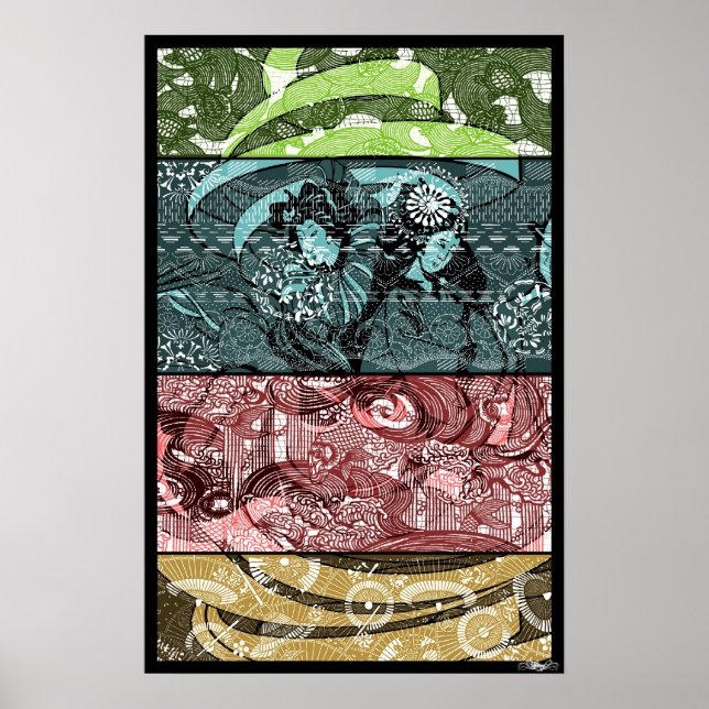 Geisha Art Poster (Frente)