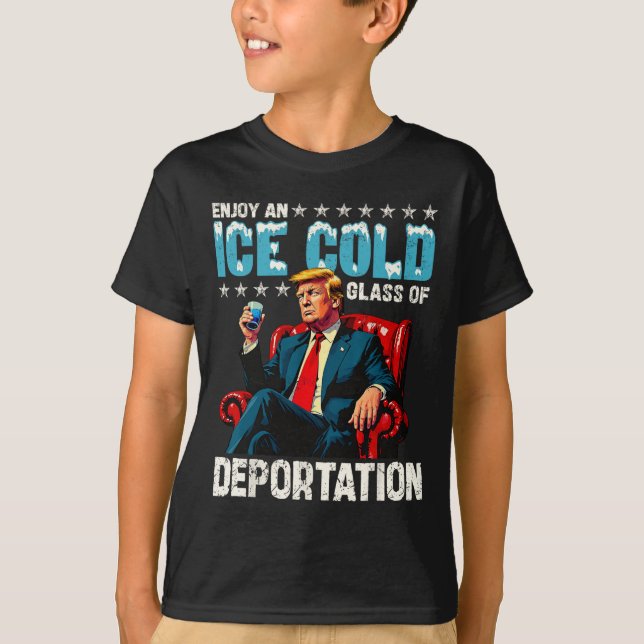Gelo Desfrute De Um Gl Frio De Camisas De Deportaç (Frente)