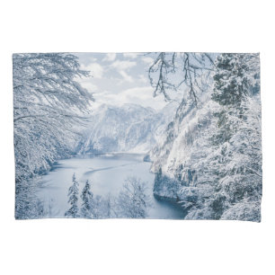 Gelo e neve Lago Königssee, Alemanha