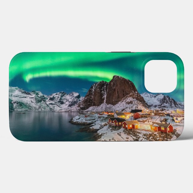 Gelo e neve | Luzes Nortes, Noruega (Verso (horizontal))