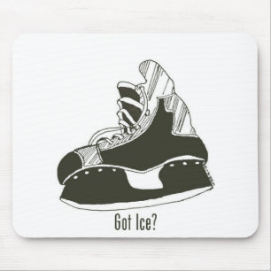 Gelo obtido? Skate Mousepad do hóquei