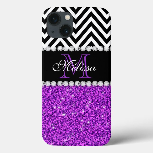 GELO PURPER BLACK CHEVRON MONOGRAMMED (Verso)