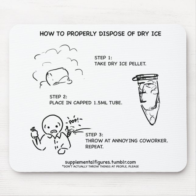 Gelo seco Mousepad (Frente)