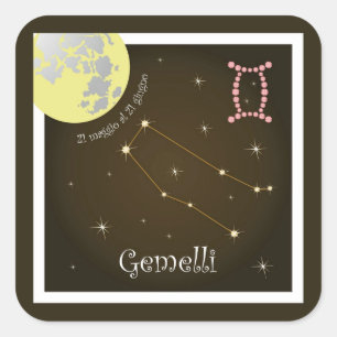 Gemelli 21 al de 21 autocolantes maggio giugno