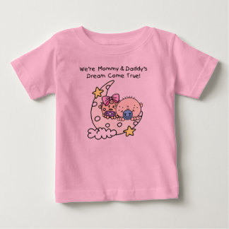 Gêmeos Mamãe e Pai Sonho T-shirt