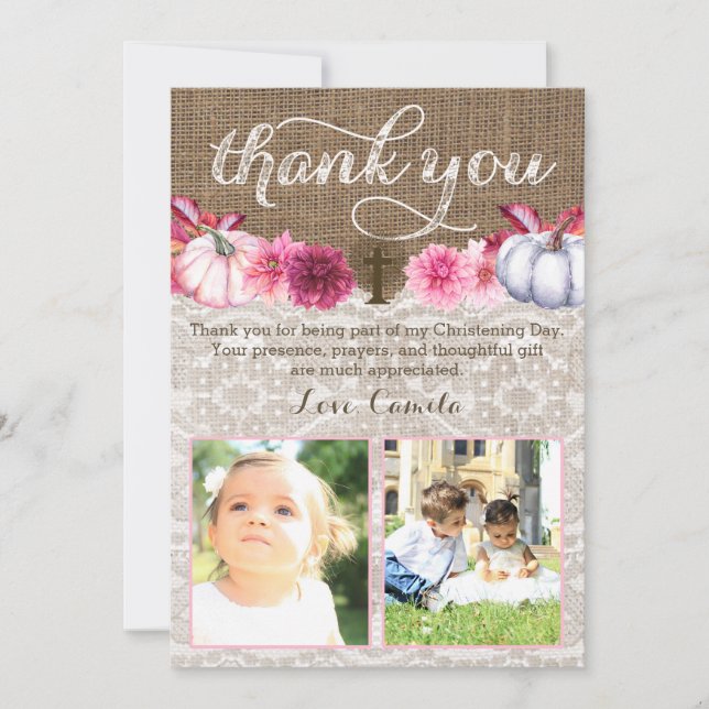 Gêmeos Religiosos Obrigado Cartões Com Bombeiros (Frente)