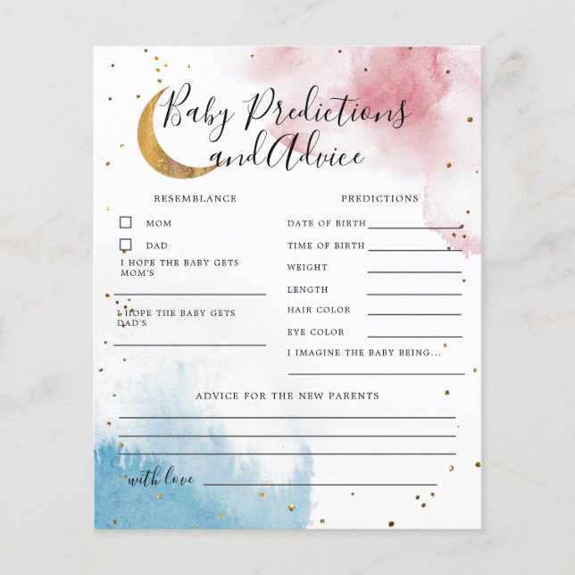 Gêmeos sobre as Previsões do Bebê da Lua e conselh (Frente)