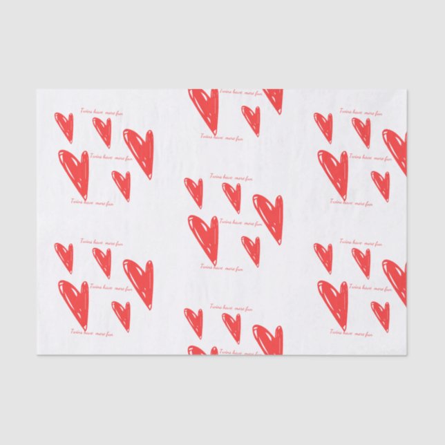 Gêmeos Têm Papel Tecido Mais Divertido (Frente )