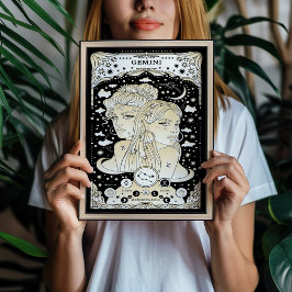 Gêmeos Versátil e Arejado - Poster de Astrologia