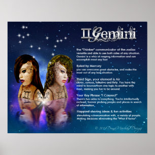 Gemini Character Poster