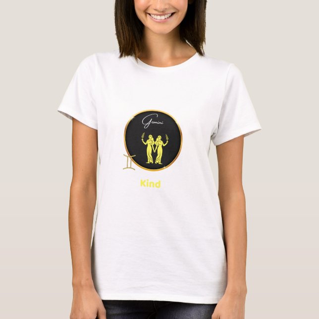 Gemini Horoscope T-Shirt (Frente)