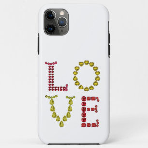 Gemstone, Amarelo e Vermelho, facetado por capas d
