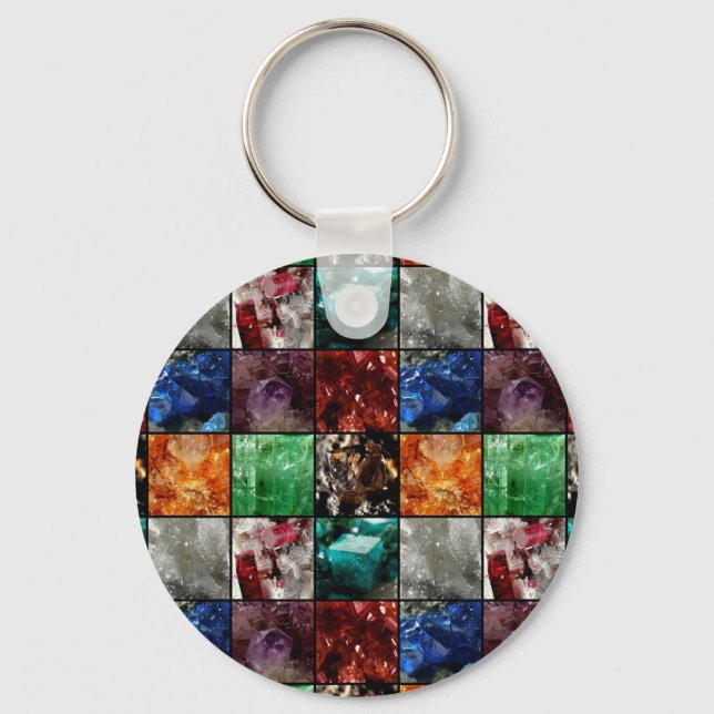 Gemstone Collage Chaveiro (Frente)