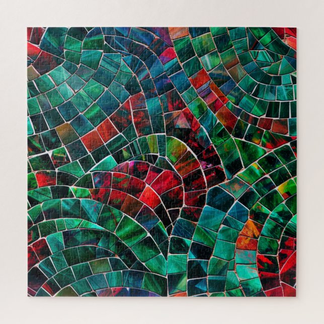 Gemstone Mosaic Quebra-cabeça (Vertical)