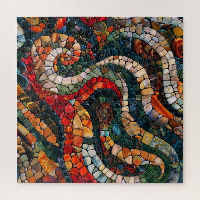 Gemstone Mosaic Quebra-cabeça (Vertical)