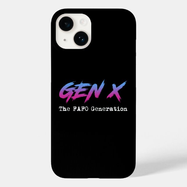 Gen X - The FAFO Generation (Verso)