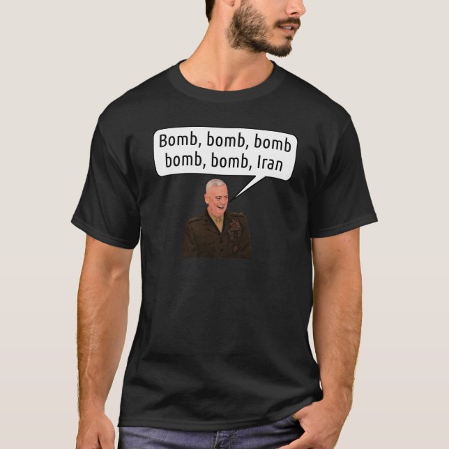 General Mattis Canto Bomba Irã - o t-shirt dos (Frente)