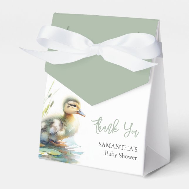 Gênero Chá de fraldas Neutro Favorece Caixas Duck  (Frente)