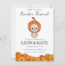 gênero de abóbora revela convites