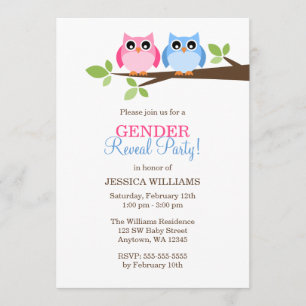 Gênero Revela Convites de Ramificação de Coruja