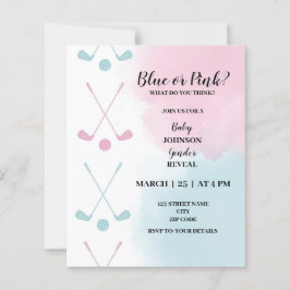 Gênero temático de golfe revela convite