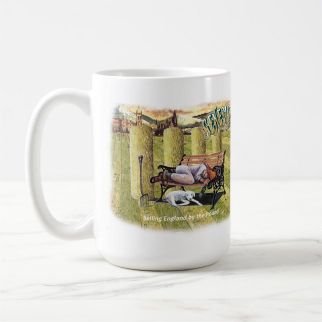 Génese que vende Inglaterra pela caneca de café da (Esquerda)