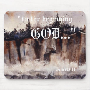 Gênesis 1:1 Mousepad