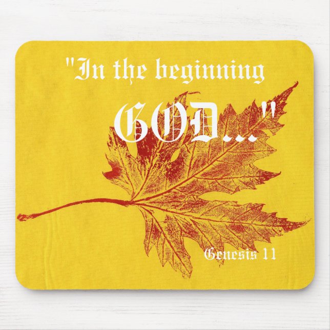 Gênesis 1:1 Mousepad (Frente)