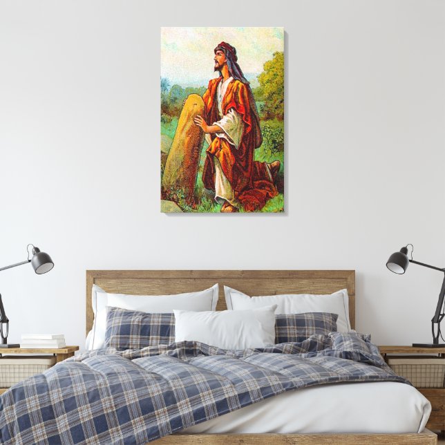 Gênesis 28 Jacob tem um sonho de Canvas de Deus (Insitu(Quarto))