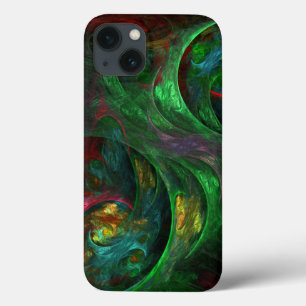 Genesis Abstrato Art Verde