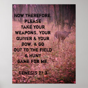 Gênesis Poster de 27:3 Buck