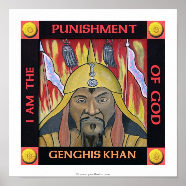 Genghis KHAN poster (Frente)