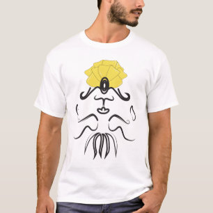 Genie Petal Hat Line Art T-Shirt