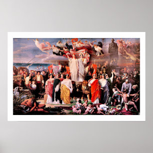 Gênio da América por Adolphe Yvon Fine Art Poster