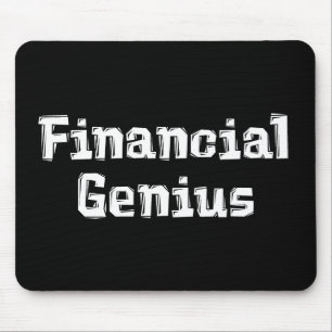 Gênio financeiro Mousepad