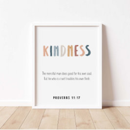 gentileza a fruta da poster espirituosa