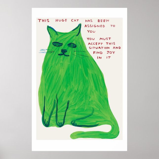 Genuine David Shrigley poster (Frente)