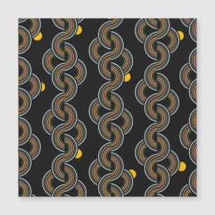 Geo Stripe: Trendy Vintage Design