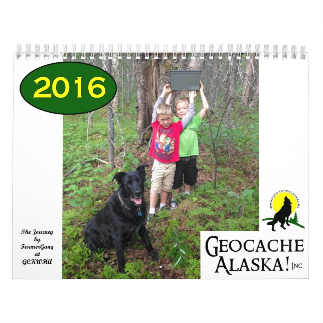 GeocacheAlaska! Calendário 2016 (Capa)