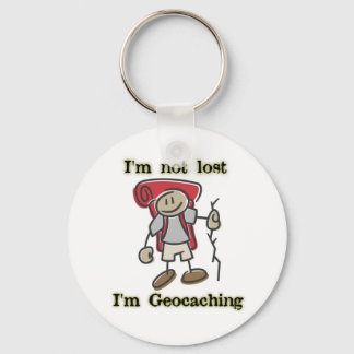 Geocaching Stickman Funny Chaveiro Geocacher Swag