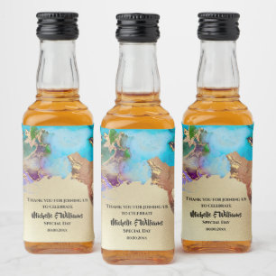 Geode faux gold aqucolor pavão agocar chic