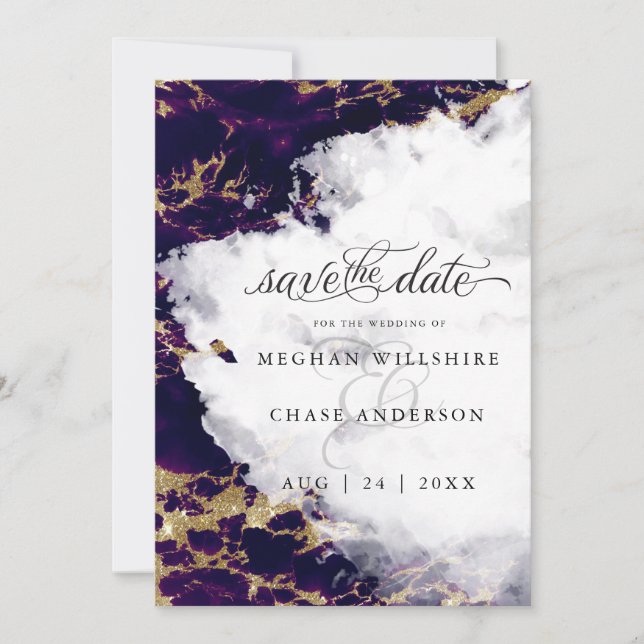 Geodo de Aquarela Ametist Profundo Barefoot™ (Frente)